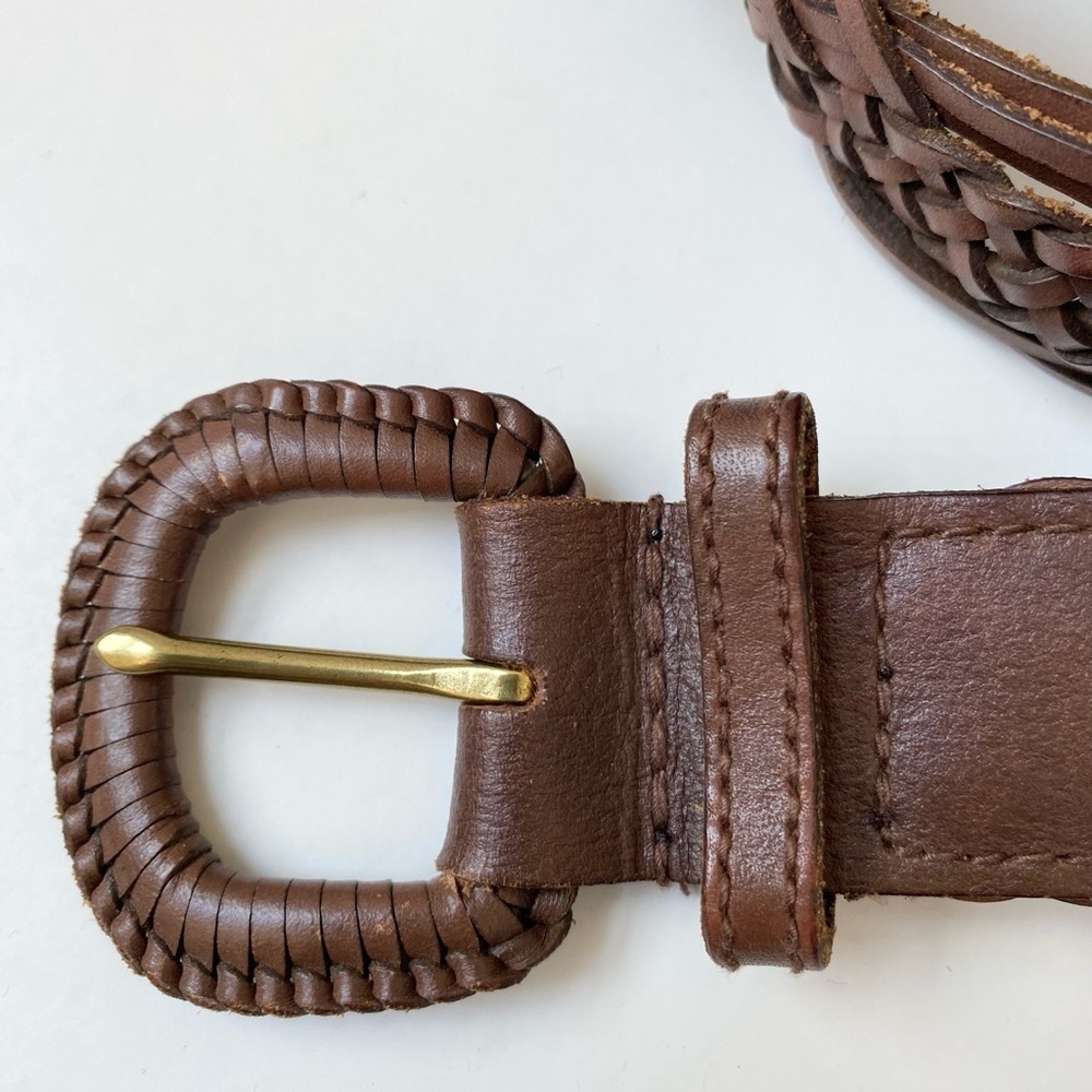 Genuine Leather Belt, Size L - Picture 3 of 7